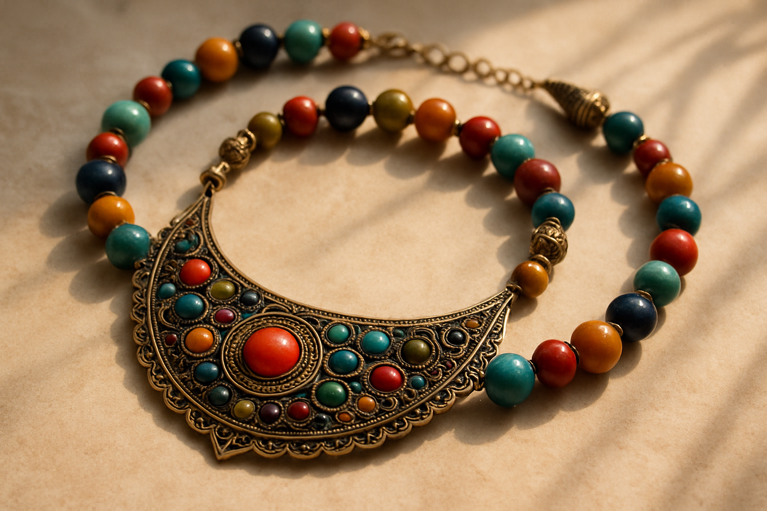 Boncuk takı örneği