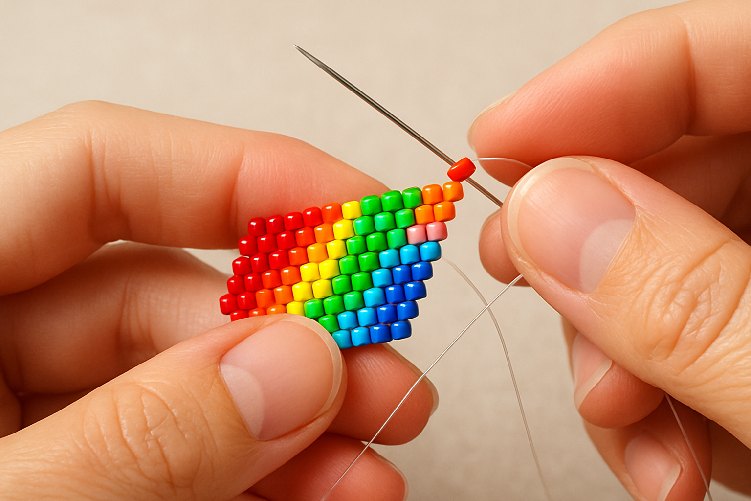 Peyote örgü tekniği