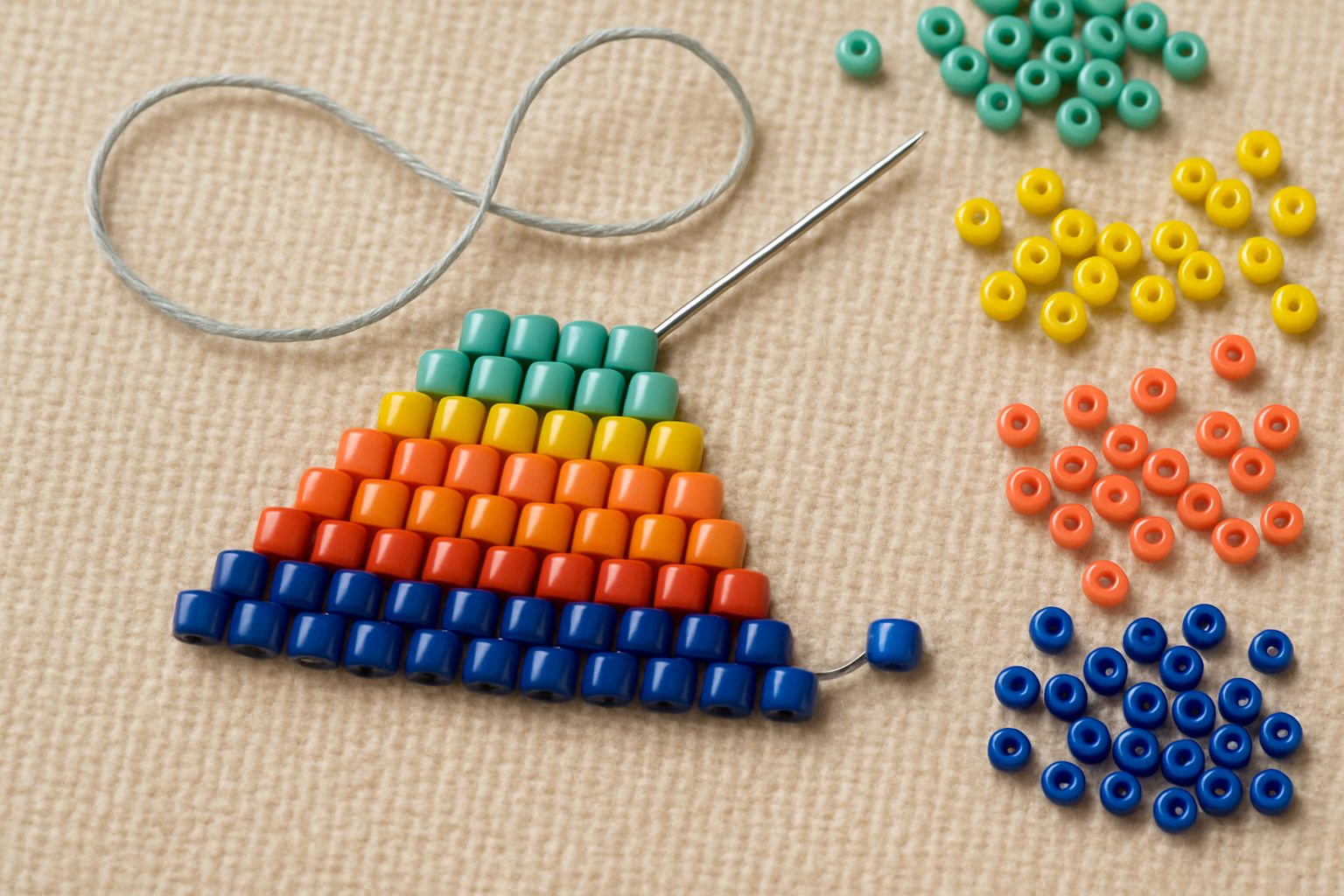 Brick stitch tekniği